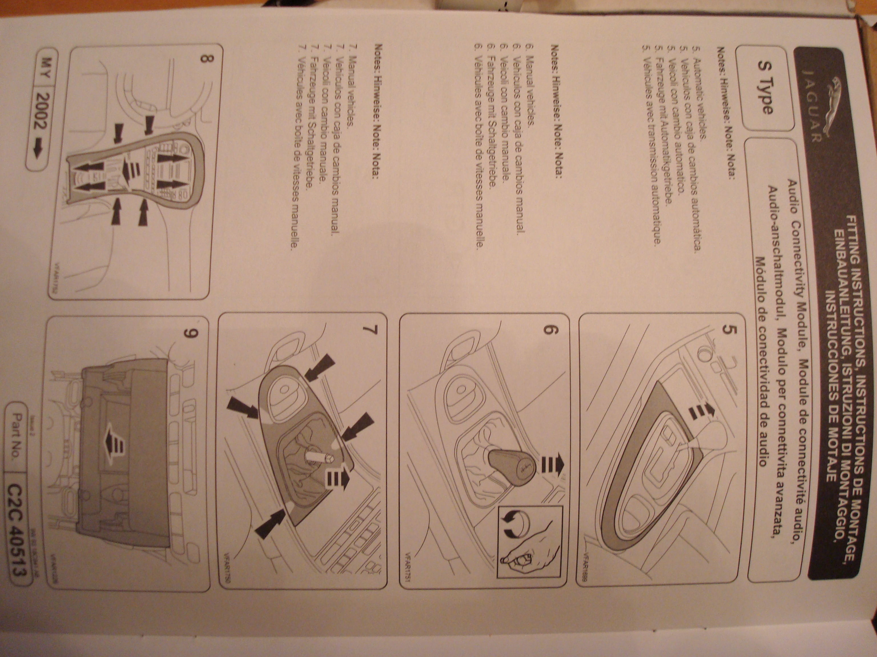 ACM Audio Connectivity Module, Instructions Jaguar Forums Jaguar